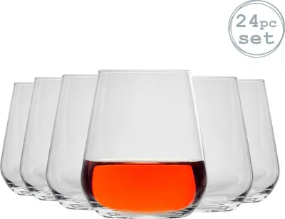 Produktbild von Bormioli Rocco Inalto Uno Tumbler Gläser Set - 410ml - Packung mit 24