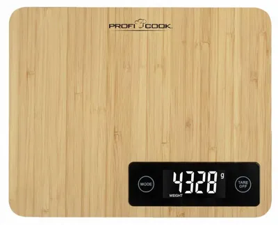 Image de Balance de cuisine en bambou Proficook PC-KW1271-Bambou