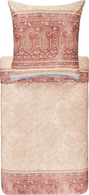 Produktbild von Bassetti Mako-Satin Bettwäsche-Garnitur COMO Farbe BEIGE 41 Größe 135x200cm+80x80