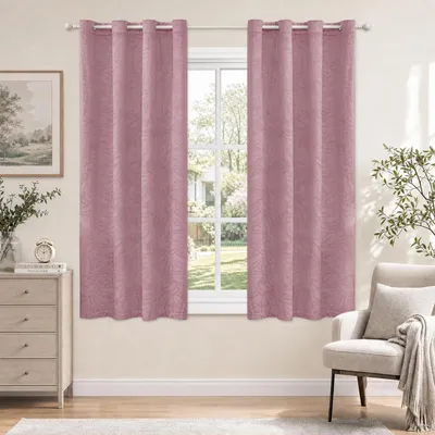 Immagine prodotto di Tende oscuranti in velluto, set di 2, 140 x 145 cm