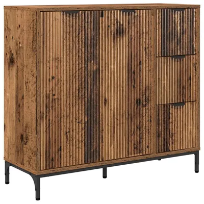 Zdjęcie produktu dla Bufet Stare drewno 89,5 x 33 x 82 cm Materiał drewnopochodny