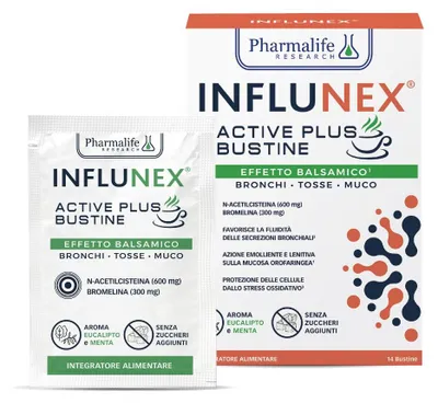 Immagine prodotto di Influnex Active Plus Balsamico 14 Bustine