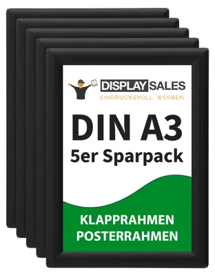 Obrázok produktu pre Ohývateľný rám na fotografie, formát A3, sada 5 kusov