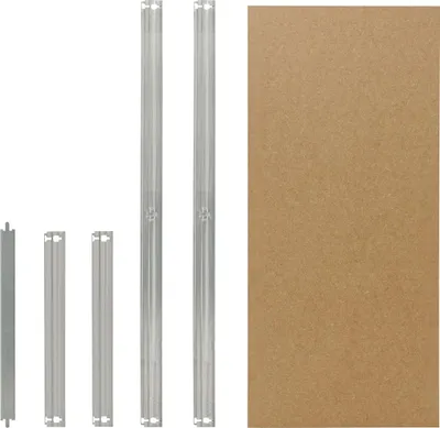 Produktbild von shelfplaza HOME 100x50 cm Fachboden-Set in verzinkt für HOME Schwerlastregale