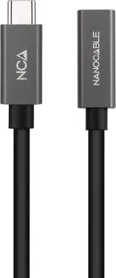 Produktbild von USB-C-Kabel NANOCABLE 10.01.4401 Schwarz 1 m