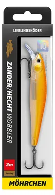 Produktbild von Lieblingsköder Zander/Hecht-Wobbler 10cm Möhrchen