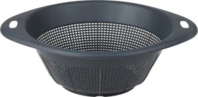 Produktbild von Blaues Küchensieb aus Kunststoff zum Abgießen und Abtropfen, 30 cm Durchmesser