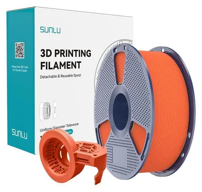 Produktbild von Sunlu PETG High Speed Matte Filament Orange für FDM Drucker