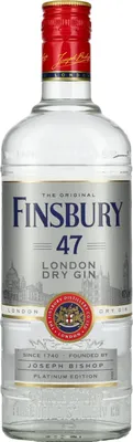 Produktbild von Finsbury Platinum London Dry Gin 47% Vol. 0.7L