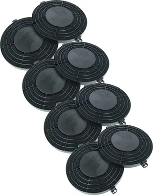 Produktbild von vhbw 8x Aktivkohlefilter Ersatz für IKEA 604.019.57, Nyttig FIL 900 für Dunstabzugshaube - 25,5 cm