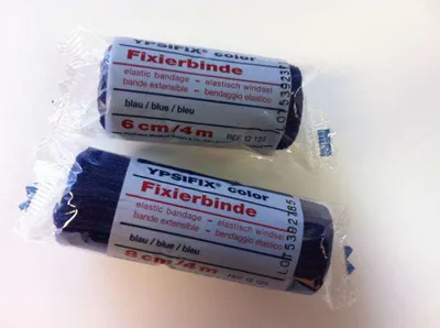 Produktbild von YPSIFIX® color  Fixierbinde, 6 cm x 4 m, blau, einzeln in Folie | Packung (1 Stück)