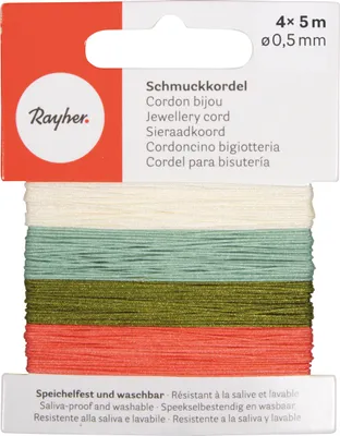 Produktbild von Schmuckkordel, 0,5 mm Trend-Mix