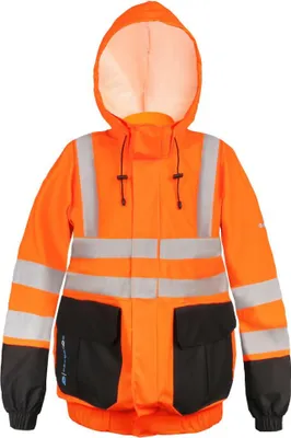 Produktbild von Wasserdichte Warnschutzjacke in Orange Gr. 56