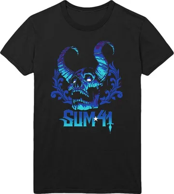 Obrázek produktu pro Sum 41 - Tričko pánské/dámské uni RO4769 (M) (Černá/modrá)