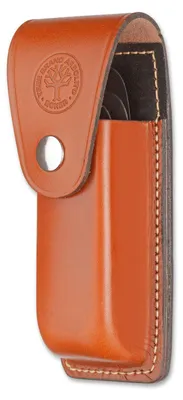 Productafbeelding van Böker Leder-Etui Braun Druckverschluss Optima