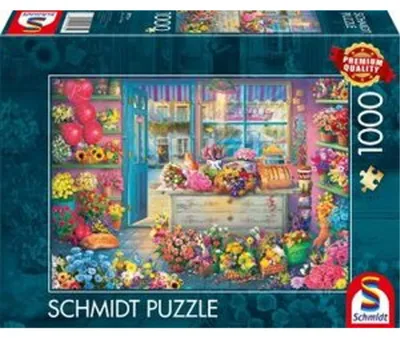 Image de Schmidt Spiele Bunter  Blumenladen, Puzzle 1.000 pièces