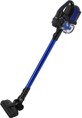 Produktbild von AREBOS Akku Handstaubsauger 2-in-1 Hand- und Bodenstaubsauger 2 leistungsstarke Saugmodi Beutellos Kabellos bis zu 55 Minuten Blau