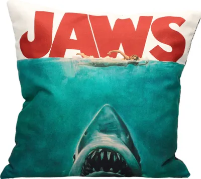 Immagine prodotto di Poduszka Jaws 45 cm – Oficjalna licencja, 100% poliester, pakowanie próżniowe