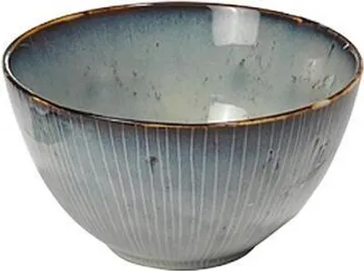 Produktbild von Broste copenhagen Schüssel Nordic Sea, Keramik Graublau 15 cm