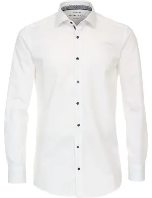 Produktbild von Venti - Modern Fit - Herren Langarm Hemd (123963500), Größe:39, Farbe:Weiß (000)