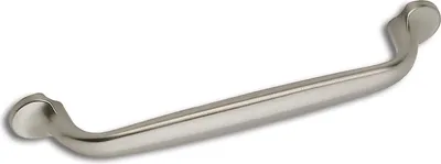 Produktbild von Estamp Griff Mentor LA 128mm - eleganter Möbelgriff - Bügelgriff Breite 160mm, Zinkdruckguss Edelstahl Effekt
