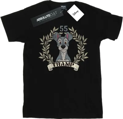 Produktbild von Disney - "Lady And The Tramp Tramp Since 55" T-Shirt für Damen BI17908 (XXL) (Schwarz)