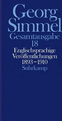 Obrázek produktu pro Simmel, G: Gesamtausgabe 18