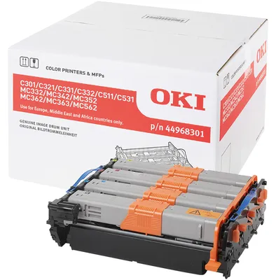 Produktbild von OKI 44968301, Original, OKI, C301, C321, C331, C511, C531, MC332, MC342, MC352, MC362, 4 Stück(e), 30000 Seiten, Laserdrucken