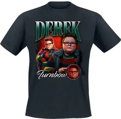 Produktbild von Stranger Things T-Shirt Herren Season 5 - Derek Homage schwarz XL