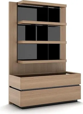 Zdjęcie produktu dla Drewniane meble do salonu luksusowa meblościanka nowoczesny design wyposażenie nowy