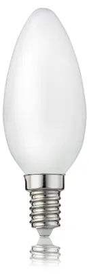 Productafbeelding van Hellum LED lamp, kaarsvorm, E14, warm wit, 4,5W, vervangt 40 Watt, mat