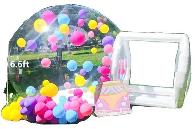 Immagine prodotto di Tenda gonfiabile a forma di bolla, realizzata in PVC resistente, versatile per eventi, dimensioni: 2,5 metri