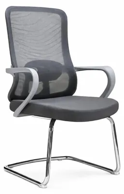 Obrázok produktu pre Ergonomická návštevná stolička s sieťovovou opierkou a kovovou konštrukciou