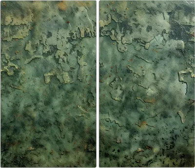 Produktbild von Spritzschutz Herdabdeckplatte Schneidebrett aus Glas Verwitterte Textur 2-Teilig (60x52cm)
