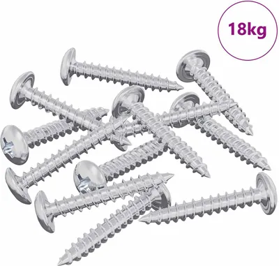 Immagine prodotto di vidaXL Viti per legno 9231 pz Acciaio argento