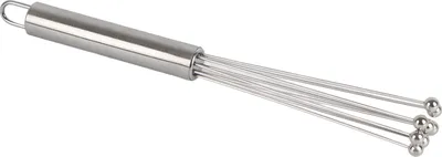 Image de Balls Stainless Steel Whisk Egg Beater Mixing Cooking Tools Firm Durable Cream Frother Baking Utensils (ustensiles de pâtisserie)