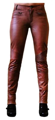 Produktbild von Ricano Donna Lederhose - 100% Nappaleder Cognac XL