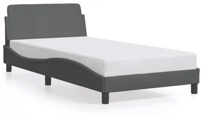 Obrázek produktu pro vidaXL Postel „Dover“ tmavě šedá 100 x 203 cm látková