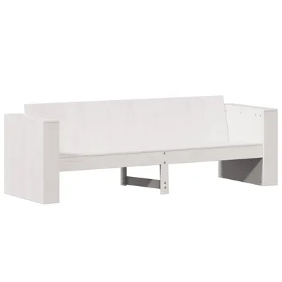 Produktbild von vidaXL Gartensofa 3-Sitzer Weiß 189x60x62 cm Massivholz Kiefer