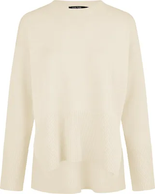 Produktbild von Marc Aurel Strickpullover Milch Langarm Rundhalsausschnitt Boxy Passform Größe 36