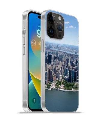 Produktbild von MuchoWow® Handyhülle Schutzhülle Hülle für Apple iPhone 14 Pro Max New York - USA - Skyline Silikon Softcase Handy Hülle - Hardcover