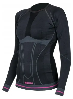 Produktbild von Brugi - "2rar" Thermo-Top für Damen, Thermoaktiv PP15129 (S-M) (Schwarz)