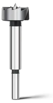 Imagen del producto de Broca Forstner de 35 mm, vástago redondo de 8 mm, longitud de 90 mm, para madera