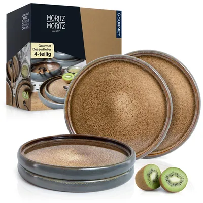 Produktbild von Moritz & Moritz SOLID 4x Dessertteller Beige