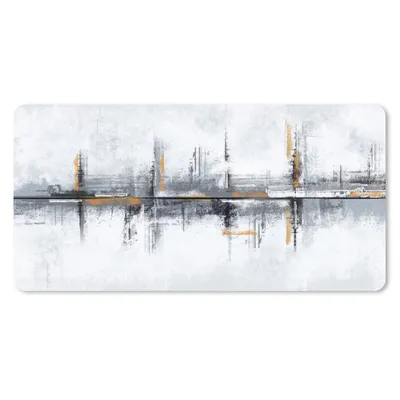 Produktbild von MuchoWow® Schreibtischunterlage Malerei - Abstrakt - Ölgemälde - Architektur 80x40 cm - XXL Mauspad - Gaming Mauspad