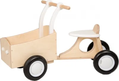Image de Van Dijk Toys Roue d'enfant en bois - Blanc (qualité de garde d'enfants)