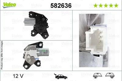 Produktbild von VALEO 582636 Wischermotor Hinten für OPEL Vivaro C Kastenwagen (K0) Zafira Life (K0) für CITROËN Spacetourer (V) passend für PEUGEOT Traveller (V)