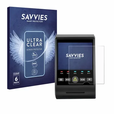 Produktbild von 6x Für VIOFO A229 PRO Schutzfolie Savvies Displayschutz Display Schutz Folie Klar Transparent