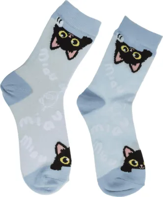 Produktbild von Socken mit Katze - Geschenk für Katzenfreunde - Größe 36-42