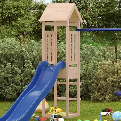 Obrázok produktu pre vidaXL Hracia veža 52,5x46,5x206,5 cm z masívneho borovicového dreva